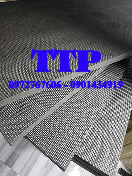 Tấm xốp eva màu đen có vân chống trượt
