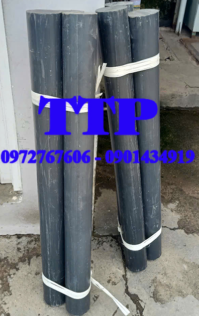 Cây nhựa PVC tròn đặc phi 100